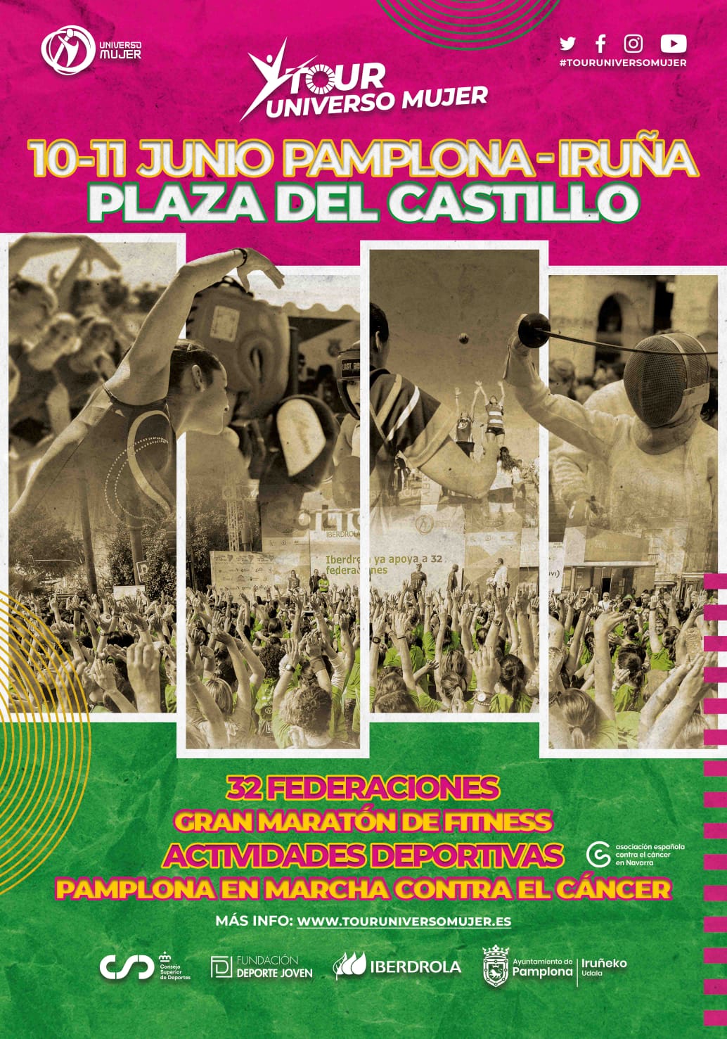 La esgrima estar&aacute; presente en el Tour Universo Mujer (10-11 junio, Pamplona)